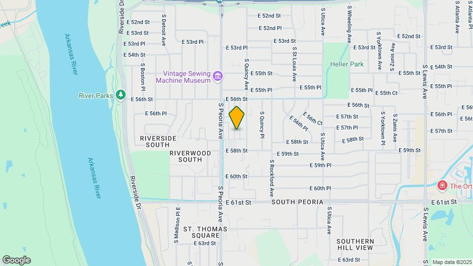5628 S Quaker Ave Map and Location Details