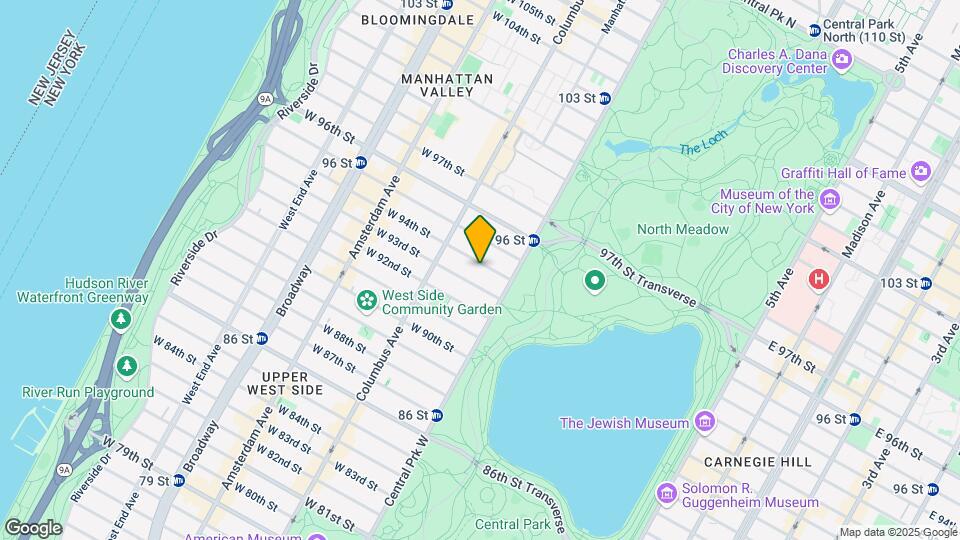38 W 94th St Mapa y Detalles de la Ubicación
