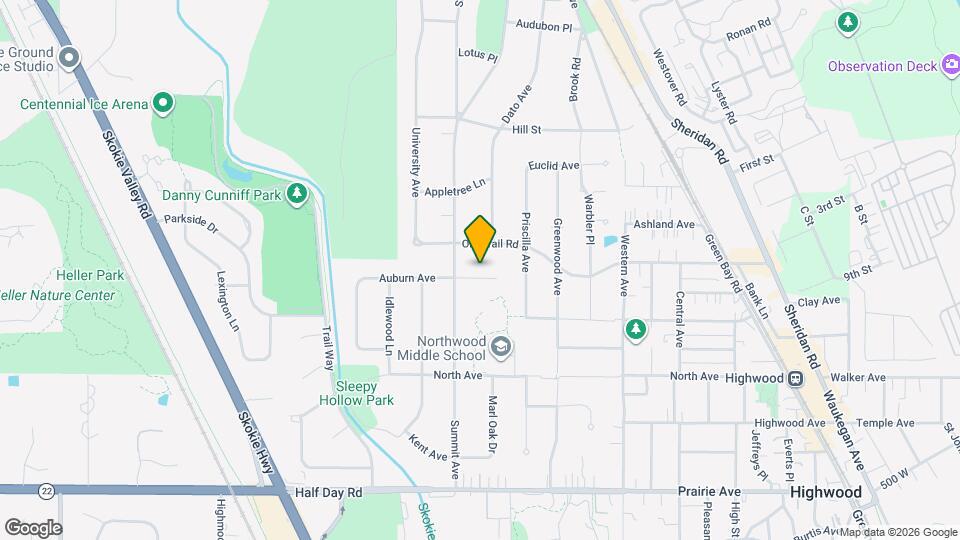 867 Auburn Ct Map and Location Details