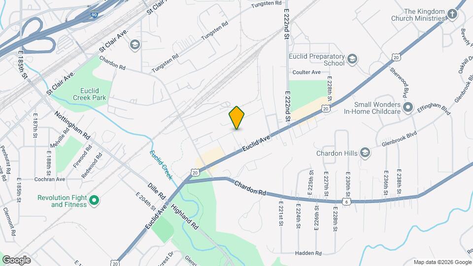 1537 E 214th St Map and Location Details