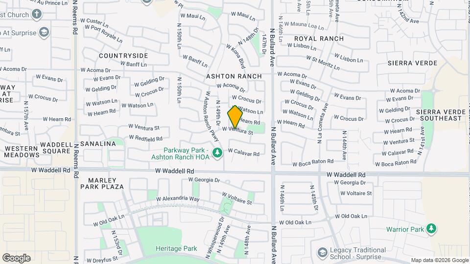 14861 W Ventura St Map and Location Details