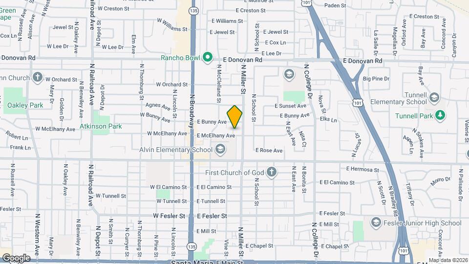 311 E McElhany Ave Map and Location Details