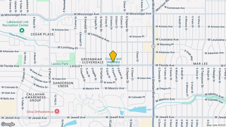 1480 S Fenton St Map and Location Details