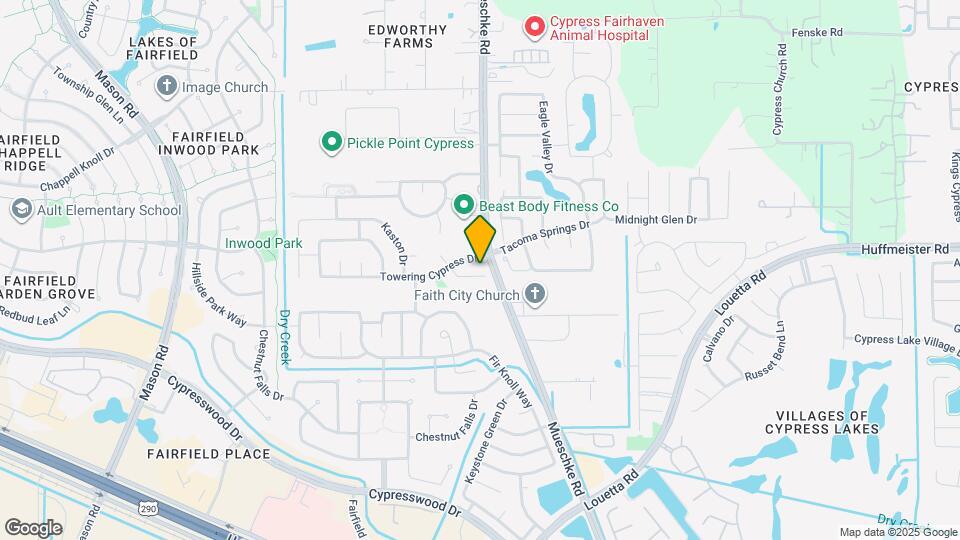 15210 Paxton Landing Ln Map and Location Details