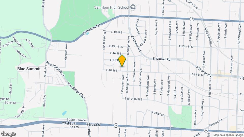 1731 S Crescent Ave Map and Location Details