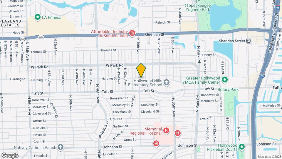 1811 N 40th Ave Map and Location Details