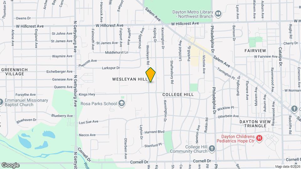 1930 Wesleyan Rd Mapa y Detalles de la Ubicación