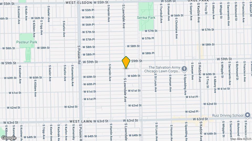3657 W 59th Pl Map and Location Details