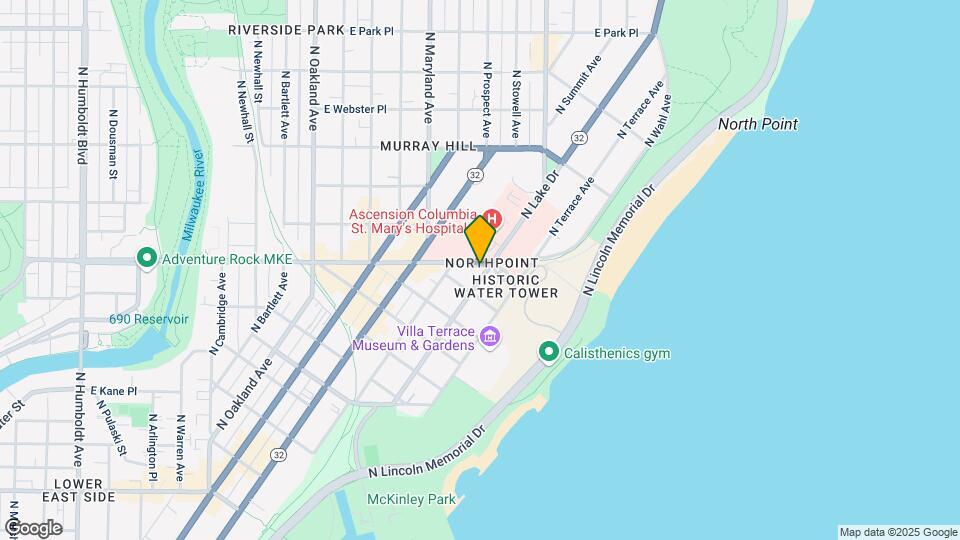 2287 N Lake Dr Map and Location Details