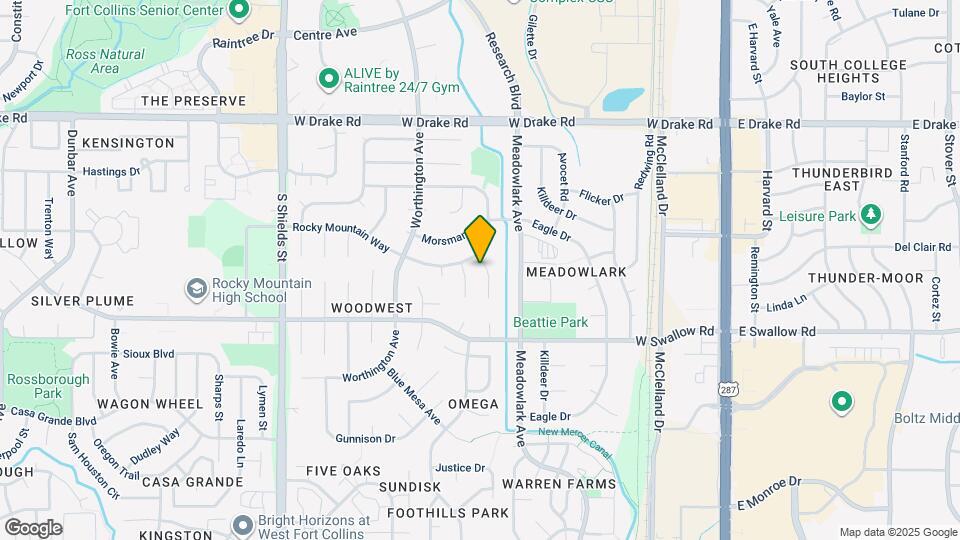 2907 Rocky Mountain Ct Map and Location Details