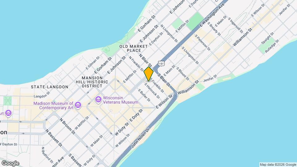 15 S Hancock St Map and Location Details