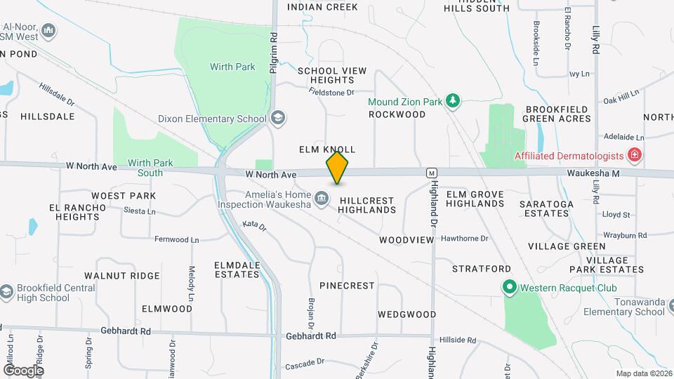 15245 W North Ave Map and Location Details