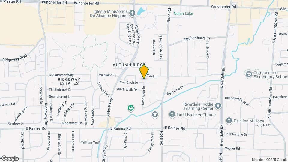 6622 Red Birch Dr Map and Location Details