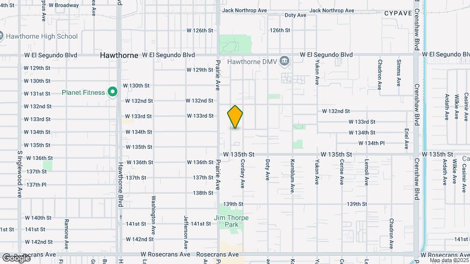 13404 Roselle Ave Mapa y Detalles de la Ubicación