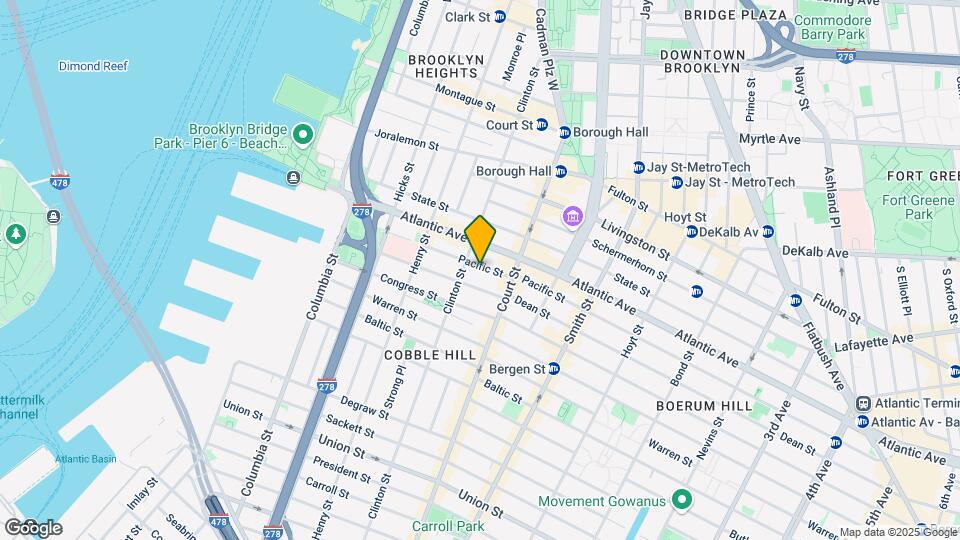 168 Pacific St Mapa y Detalles de la Ubicación