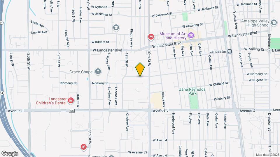 1032 W Newgrove St Map and Location Details