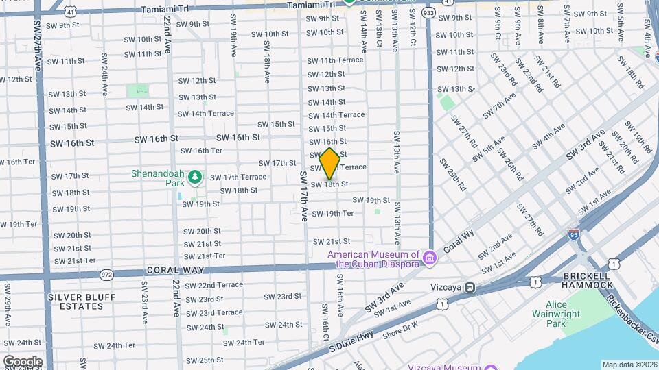 1620 SW 18th St Map and Location Details