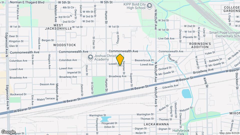 845 Ontario St Map and Location Details