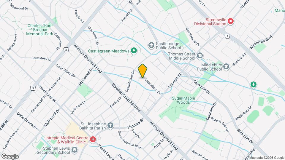 5758 Greensboro Dr Map and Location Details