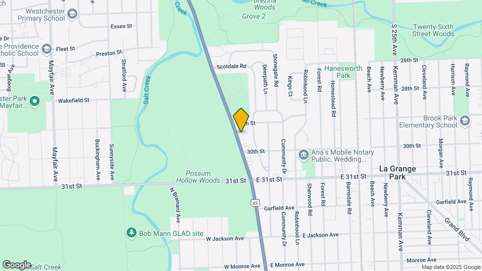 1225 N La Grange Rd Map and Location Details