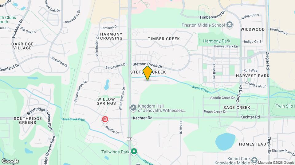 2215 Sweetwater Creek Dr Map and Location Details