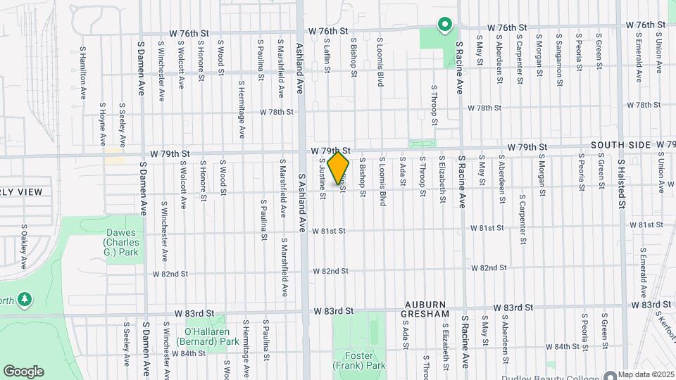 1506 W 80th St Map and Location Details