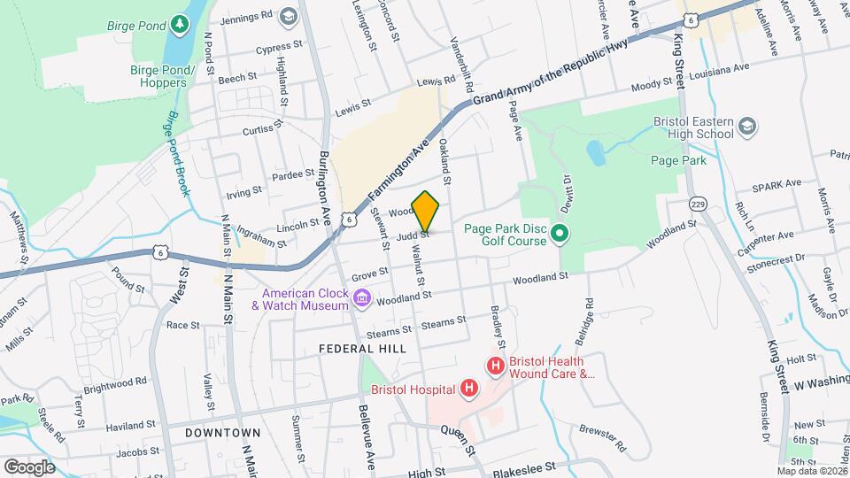 114 Judd St Map and Location Details