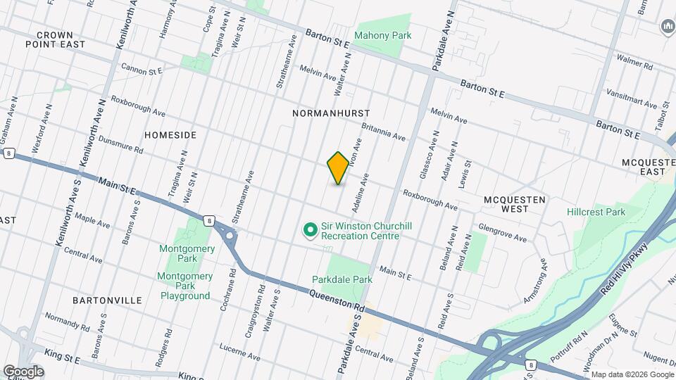 101 Ivon Ave, Unit Basement Map and Location Details