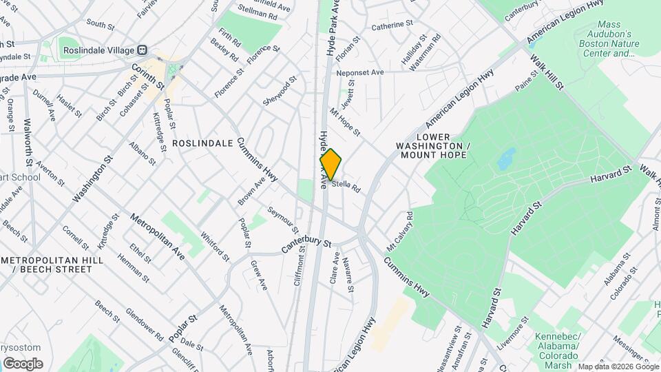 564 Hyde Park Ave Map and Location Details