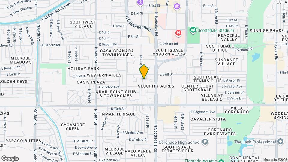 3105 N 71st St Map and Location Details