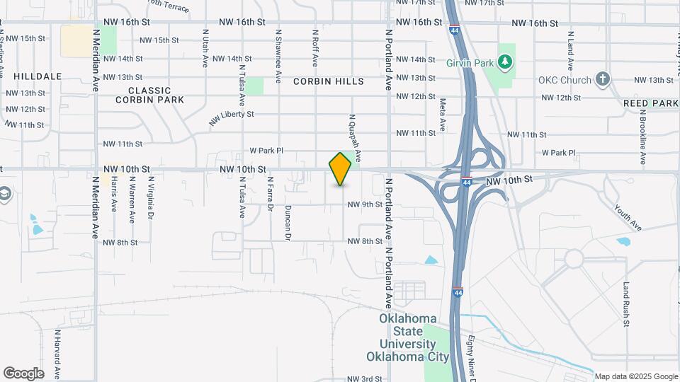 1017 N Tabor Dr Map and Location Details