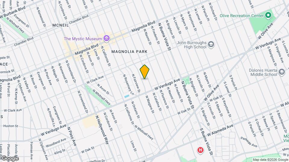 534 N Niagara St Map and Location Details