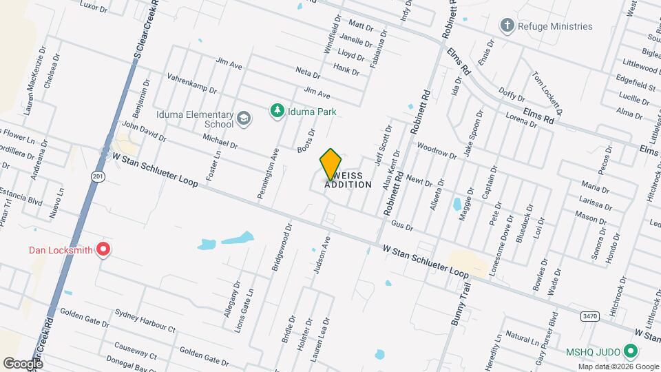 4406 Abigail Dr Mapa y Detalles de la Ubicación