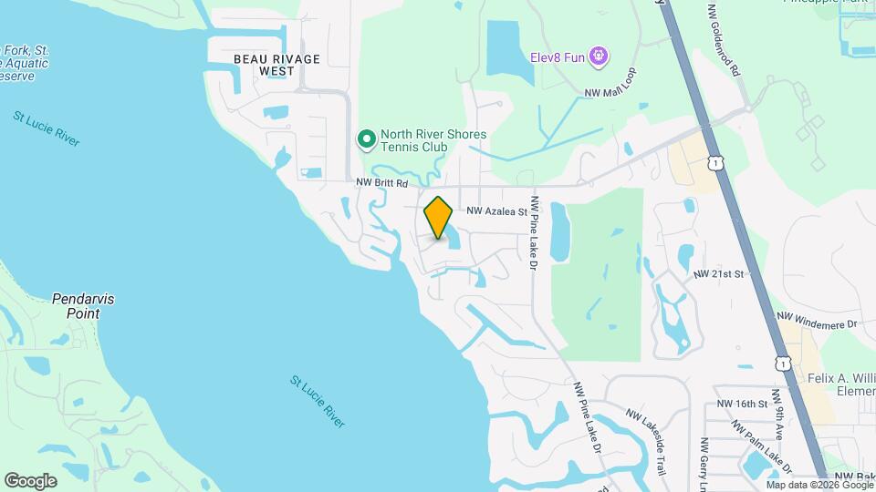 2233 NW 22nd Ave Map and Location Details