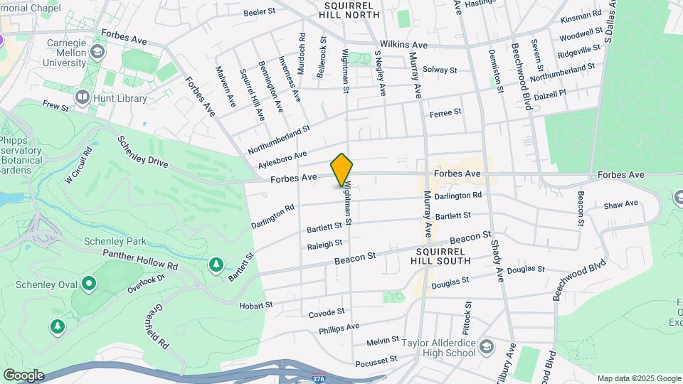 1728 Wightman St, Unit #2 Mapa y Detalles de la Ubicación