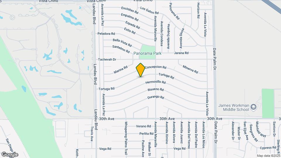 68345 Tortuga Rd Map and Location Details