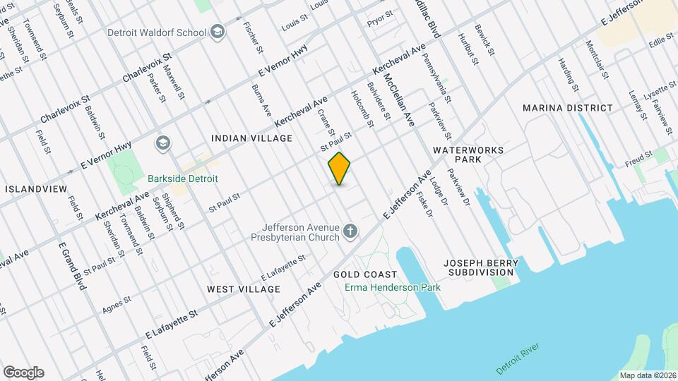 1260 Fischer St Mapa y Detalles de la Ubicación