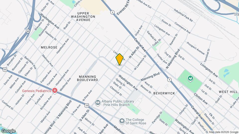 148 N Allen St Map and Location Details