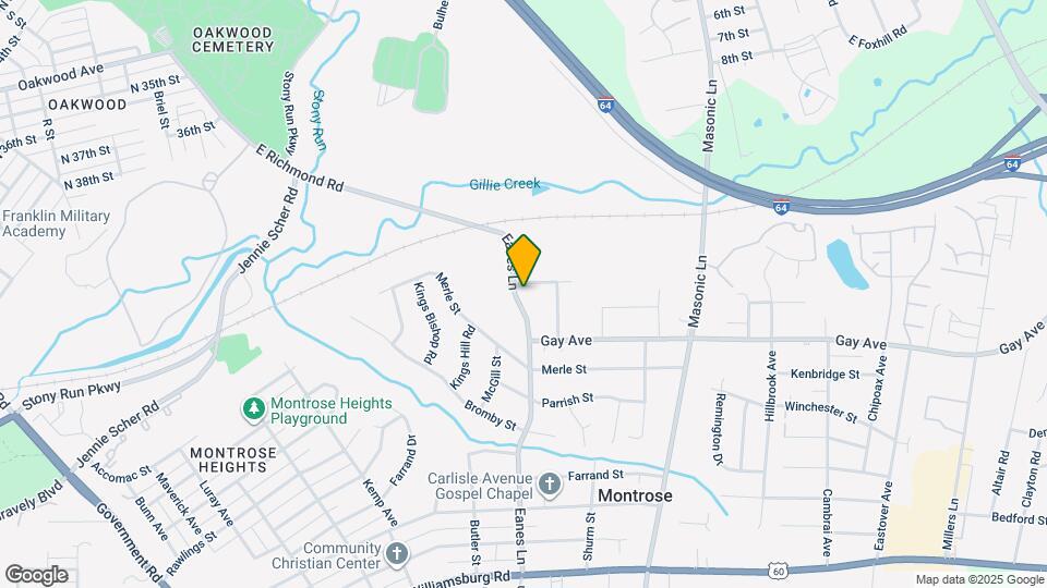 4403 Eanes Ln Map and Location Details