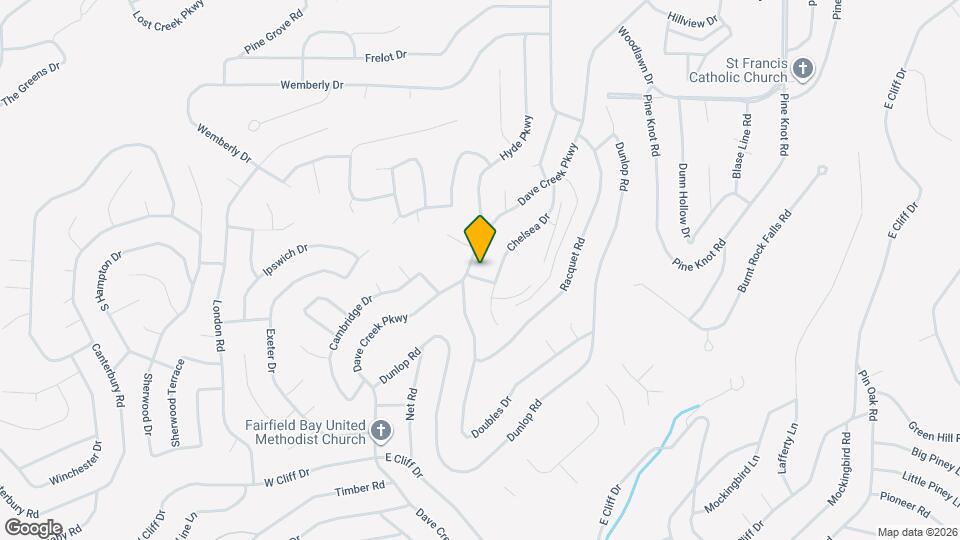 601 Dave Creek Pky, Unit 103 Map and Location Details