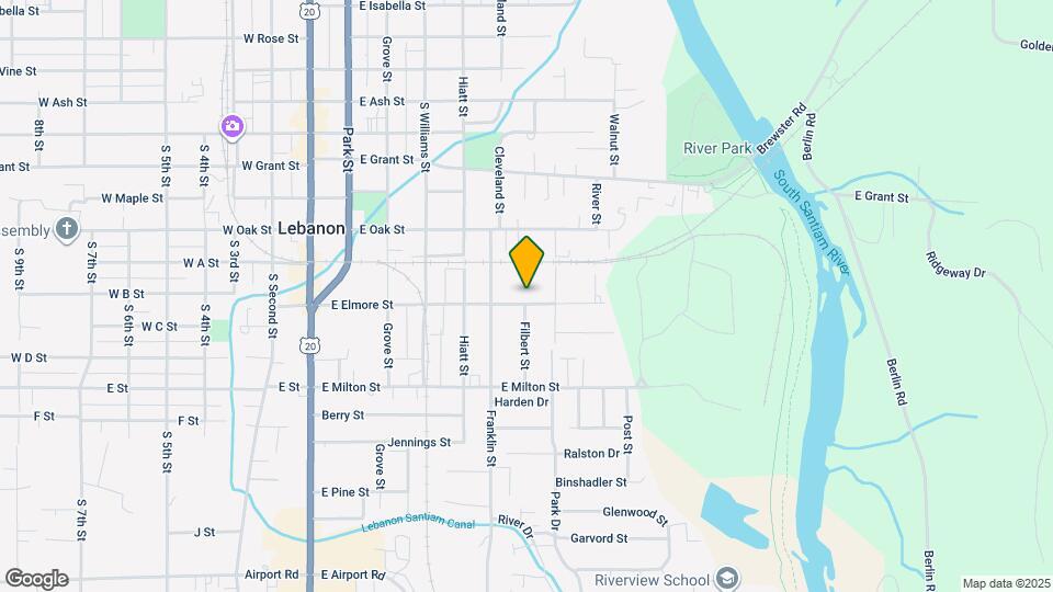 635 E Elmore St Map and Location Details