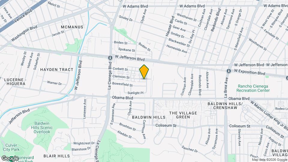 3477 Carmona Ave Mapa y Detalles de la Ubicación