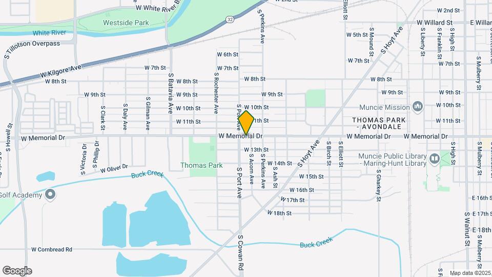 1609 W Memorial Dr Map and Location Details