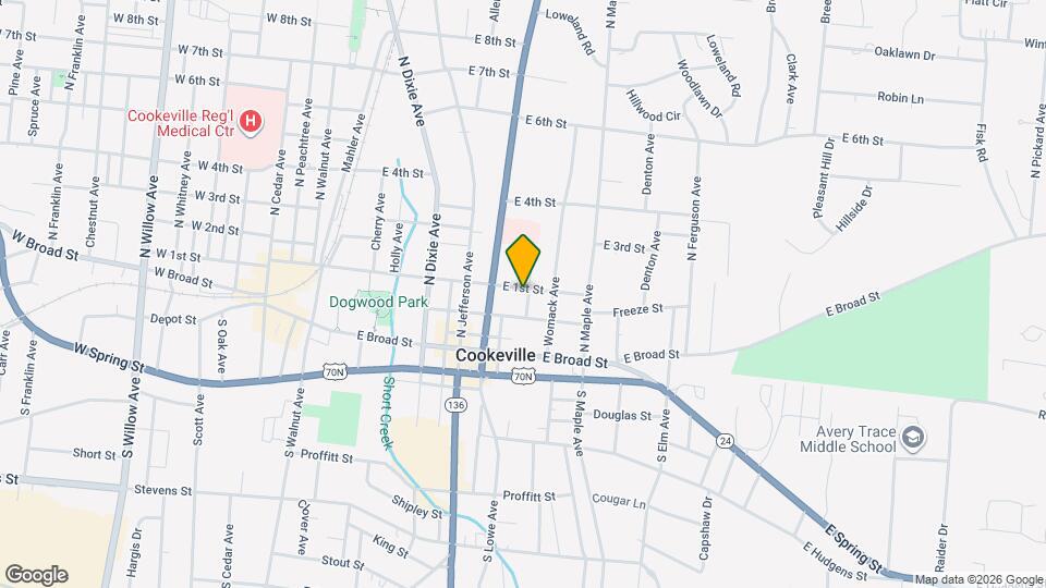 66 Davis Ave Map and Location Details