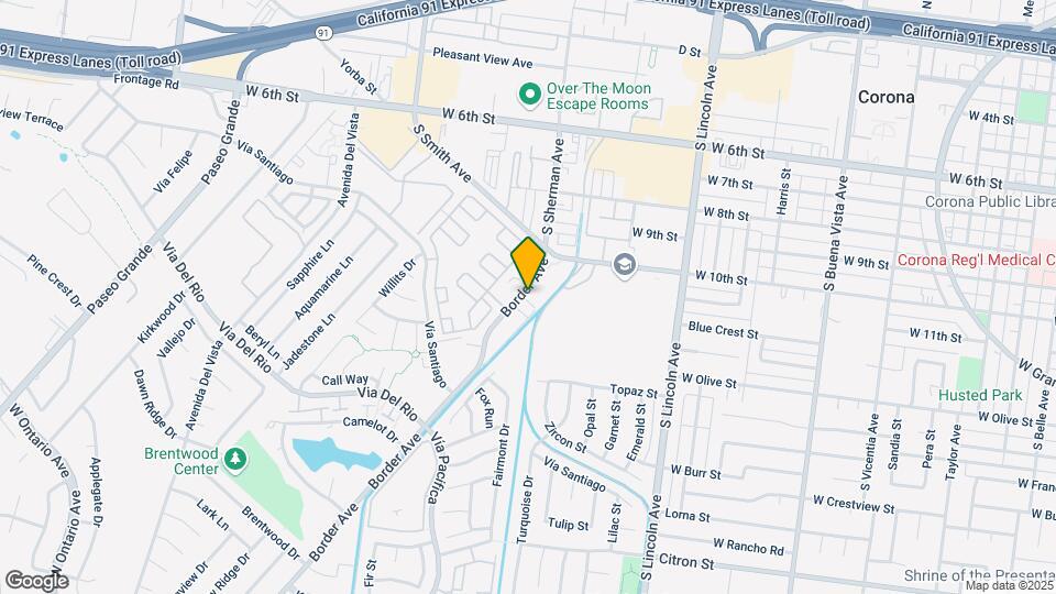 1077-1079 Border Ave Mapa y Detalles de la Ubicación