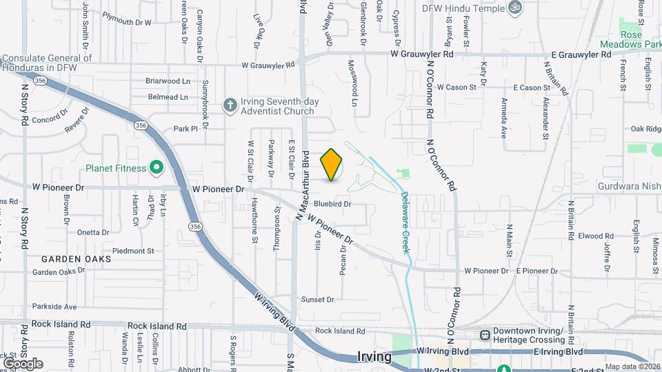 1035 Blaylock Cir S Map and Location Details