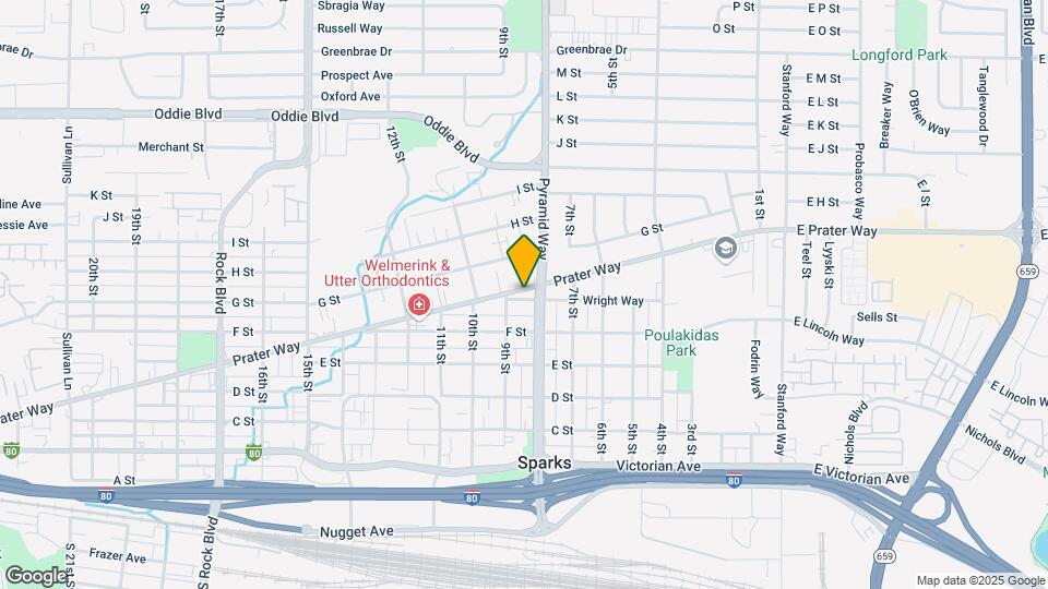 820 Wright Way Map and Location Details