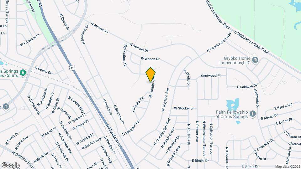 9900 N Langdon Rd Map and Location Details