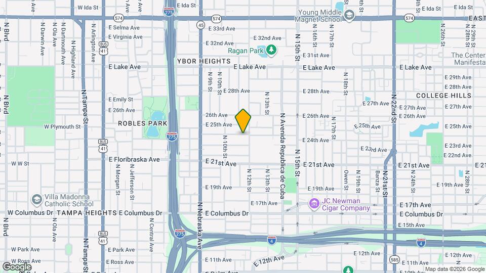 1015 E 24th Ave Map and Location Details