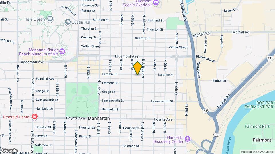 715 Laramie St Map and Location Details
